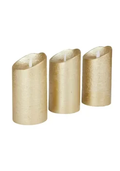 Brand new 🎉 Traditional Wax Flameless Candle - Set of 3 by Monroe Lane 💯 -Monroe Lane Sales Belk 5026