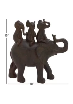 Promo 🔔 Eclectic Polystone Sculpture by Monroe Lane 🤩 -Monroe Lane Sales Belk 5039