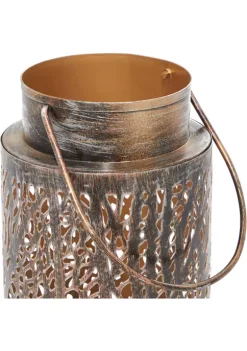 New 🥰 Eclectic Metal Lantern - Set of 2 by Monroe Lane ✔️ -Monroe Lane Sales Belk 5058
