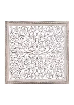 Discount π Traditional Mango Wood Wall Decor by Monroe Lane π