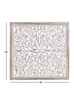 Discount 😀 Traditional Mango Wood Wall Decor by Monroe Lane 👍 -Monroe Lane Sales Belk 5071