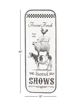 Wholesale 😍 Iron Farmhouse Wall Décor by Monroe Lane 💯 -Monroe Lane Sales Belk 5100