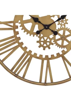 Flash Sale 🌟 Industrial Metal Wall Clock by Monroe Lane 👍 -Monroe Lane Sales Belk 511