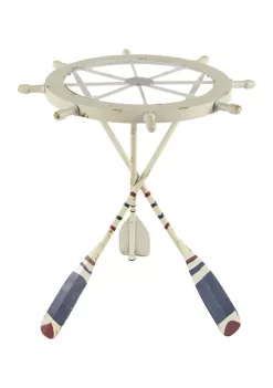 New 😍 Coastal Metal Accent Table by Monroe Lane ✨ -Monroe Lane Sales Belk 5140