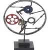 Best Sale 🔔 Metal Industrial Wheel Sculpture by Monroe Lane 🌟