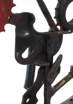 Best Sale 🔔 Metal Industrial Wheel Sculpture by Monroe Lane 🌟 -Monroe Lane Sales Belk 5144