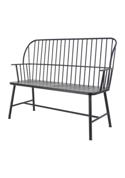 Best deal 😀 Farmhouse Metal Outdoor Bench by Monroe Lane 👍 -Monroe Lane Sales Belk 5156