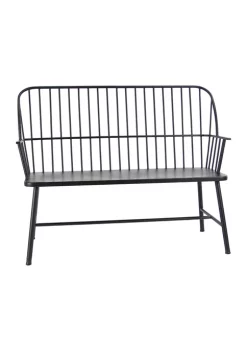 Best deal 😀 Farmhouse Metal Outdoor Bench by Monroe Lane 👍 -Monroe Lane Sales Belk 5159