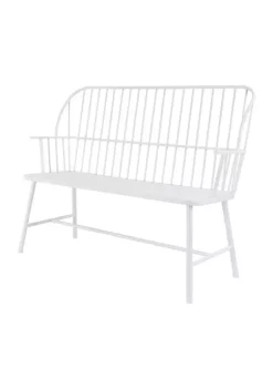 Best deal 😀 Farmhouse Metal Outdoor Bench by Monroe Lane 👍 -Monroe Lane Sales Belk 5160
