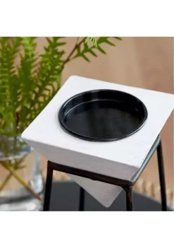 Promo 😀 Modern Wood Candle Holder - Set of 2 by Monroe Lane 🧨 -Monroe Lane Sales Belk 5189