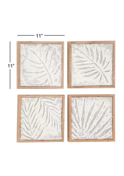 Budget 😀 Farmhouse Wood Wall Decor - Set of 4 by Monroe Lane ⭐ -Monroe Lane Sales Belk 5229
