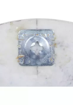 Best deal ✔️ Contemporary Marble Wall Clock by Monroe Lane 🔥 -Monroe Lane Sales Belk 5237