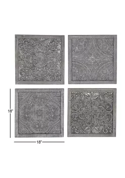 Best deal 😀 Farmhouse Metal Wall Decor - Set of 4 by Monroe Lane 😍 -Monroe Lane Sales Belk 5258