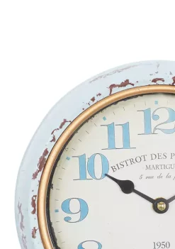 Buy 🤩 Vintage Metal Wall Clock - Set of 2 by Monroe Lane 😀 -Monroe Lane Sales Belk 5275