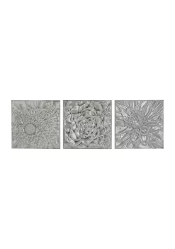 Cheapest 😉 Contemporary Metal Wall Decor - Set of 3 by Monroe Lane 👏 -Monroe Lane Sales Belk 5355