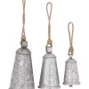 Wholesale 💯 Rustic Metal Decorative Cow Bell - Set of 3 by Monroe Lane 🎁