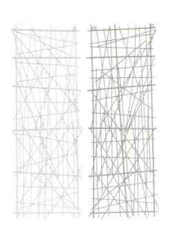 Outlet 🌟 Modern Metal Wall Decor - Set of 2 by Monroe Lane ✨ -Monroe Lane Sales Belk 5393