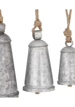 Wholesale 💯 Rustic Metal Decorative Cow Bell - Set of 3 by Monroe Lane 🎁 -Monroe Lane Sales Belk 540