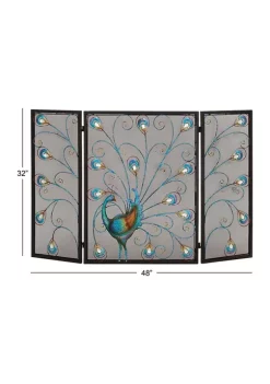Hot Sale ❤️ Eclectic Metal Fireplace Screen by Monroe Lane ✨ 9 Hot Sale ❤️ Eclectic Metal Fireplace Screen by Monroe Lane ✨ -Monroe Lane Sales Belk 5410
