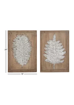 Top 10 🌟 Contemporary Wood Wall Decor - Set of 2 by Monroe Lane 🔔 -Monroe Lane Sales Belk 5463