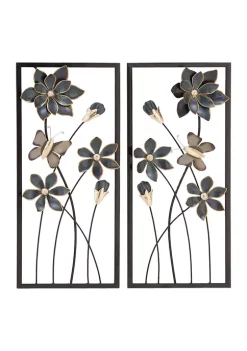 Coupon ✔️ Traditional Metal Wall Decor - Set of 2 by Monroe Lane 👏