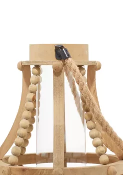 Best Sale 😉 Farmhouse Reclaimed Wood Lantern by Monroe Lane ✔️ -Monroe Lane Sales Belk 5520