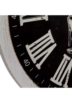 New ✨ Farmhouse Metal Wall Clock by Monroe Lane 🤩 -Monroe Lane Sales Belk 5537