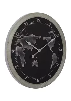 Best Sale 🛒 Vintage Metal Wall Clock by Monroe Lane 🌟 -Monroe Lane Sales Belk 5545