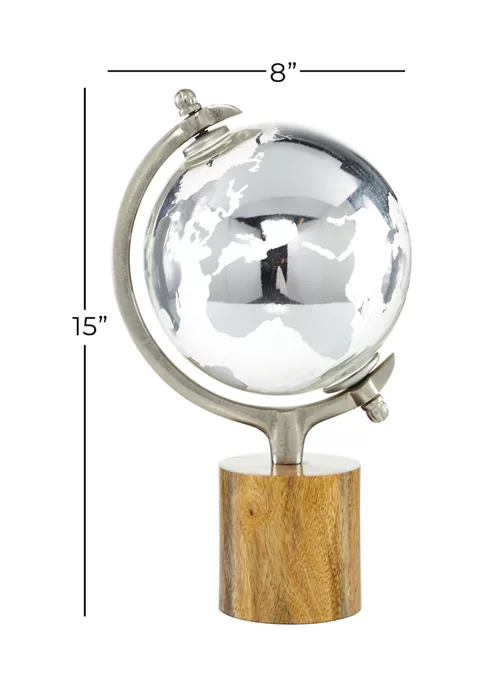 Outlet ⭐ Traditional Wood Globe by Monroe Lane 🤩 4 Outlet ⭐ Traditional Wood Globe by Monroe Lane 🤩 - Image 4
