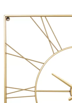 Wholesale ❤️ Glam Metal Wall Clock by Monroe Lane 😍 -Monroe Lane Sales Belk 5659