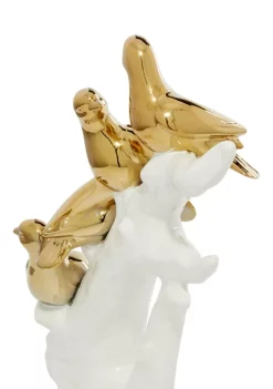 Promo 🌟 Glam Porcelain Sculpture by Monroe Lane 🔔 -Monroe Lane Sales Belk 5723
