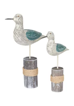 Brand new π Coastal Wood Sculpture - Set of 2 by Monroe Lane π 10 Brand new π Coastal Wood Sculpture - Set of 2 by Monroe Lane π -Monroe Lane Sales Belk 574