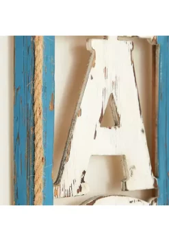 Coupon 🛒 Coastal Wood Wall Decor by Monroe Lane 🎁 -Monroe Lane Sales Belk 5768