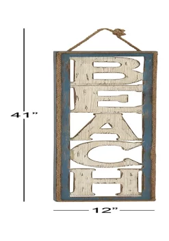 Coupon 🛒 Coastal Wood Wall Decor by Monroe Lane 🎁 -Monroe Lane Sales Belk 5769