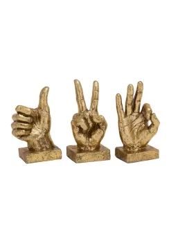New ✨ Traditional Polystone Sculpture - Set of 3 by Monroe Lane 💯