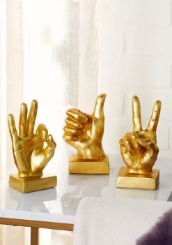 New ✨ Traditional Polystone Sculpture - Set of 3 by Monroe Lane 💯 -Monroe Lane Sales Belk 5831