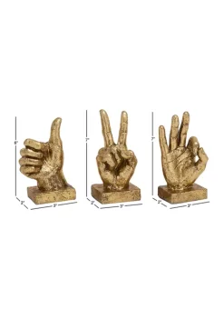 New ✨ Traditional Polystone Sculpture - Set of 3 by Monroe Lane 💯 -Monroe Lane Sales Belk 5832