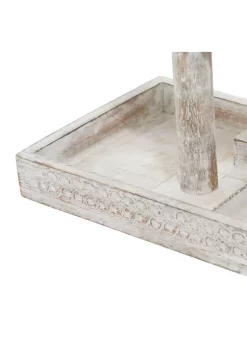 Promo 🔔 Coastal Mango Wood Jewelry Stand by Monroe Lane 🎁 -Monroe Lane Sales Belk 5869