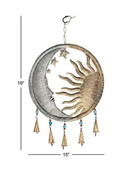 Best Sale 👏 Eclectic Metal Windchime by Monroe Lane ❤️ -Monroe Lane Sales Belk 5920