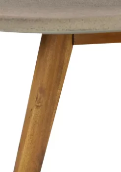 Discount 🛒 Modern Wood Outdoor Accent Table by Monroe Lane 🎉 -Monroe Lane Sales Belk 5953