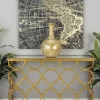 Cheap 🛒 Glam Metal Console Table by Monroe Lane 😉