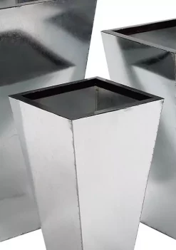 Cheap 🔥 Contemporary Metal Planter - Set of 3 by Monroe Lane 😉 -Monroe Lane Sales Belk 5967