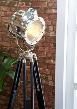 Deals 💯 Industrial Wood Floor Lamp by Monroe Lane 🎉 -Monroe Lane Sales Belk 6023