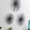 Wholesale 👏 Contemporary Metal Wall Decor - Set of 3 by Monroe Lane 💯