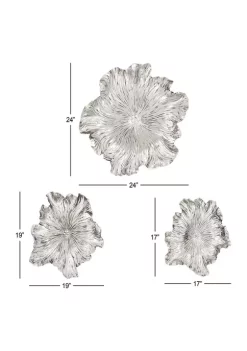 Best Sale ⭐ Eclectic Fiberglass Wall Decor - Set of 3 by Monroe Lane 🧨 -Monroe Lane Sales Belk 6073