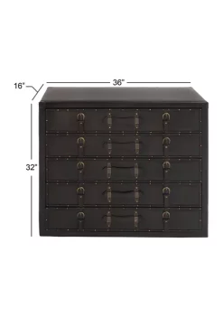 Deals 😉 Traditional Wood Chest by Monroe Lane 🧨 -Monroe Lane Sales Belk 6101