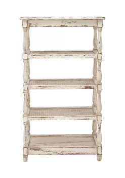 Coupon 🔥 Farmhouse Wood Shelving Unit by Monroe Lane 🎁 -Monroe Lane Sales Belk 6129