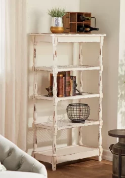 Coupon 🔥 Farmhouse Wood Shelving Unit by Monroe Lane 🎁 -Monroe Lane Sales Belk 6130