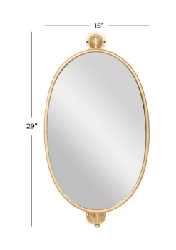 Hot Sale 💯 Industrial Wood Wall Mirror by Monroe Lane 💯 -Monroe Lane Sales Belk 6135