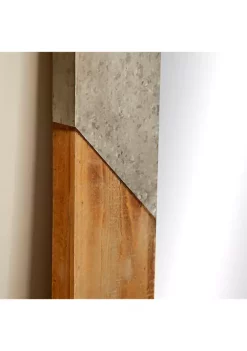 Best deal 👍 Farmhouse Wood Wall Mirror by Monroe Lane 🔥 -Monroe Lane Sales Belk 6140